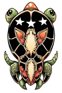 turtle tattoo design idea