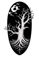 treaty oak revival tattoo design idea