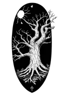 treaty oak revival tattoo design idea