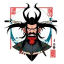 samurai jack tattoo design idea