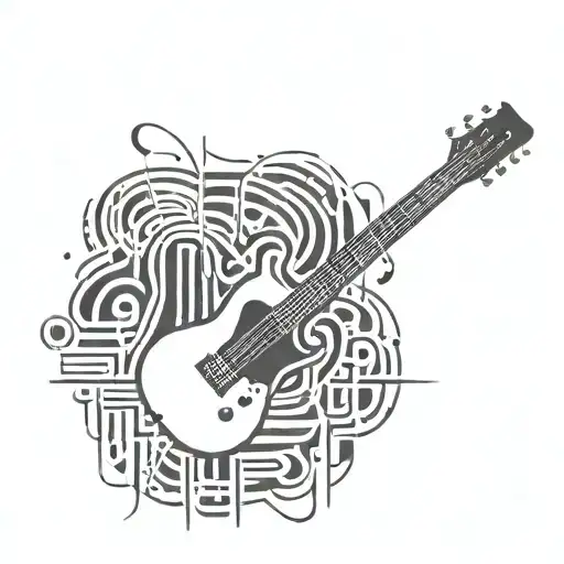 music, dominican republic tattoo design idea