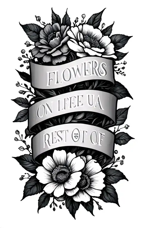 "flowers on rest of arm" lantigua in calligraphy tattoo tattoo design idea