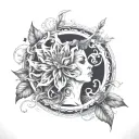 Life goes on tattoo design idea