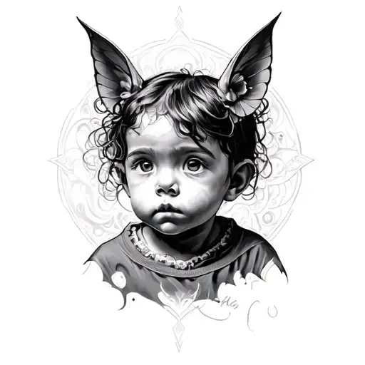 Inner Child tattoo design idea