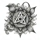 Boredom Symbol tattoo design idea