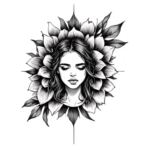 Anxiety Just Breathe tattoo design idea