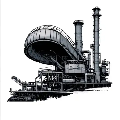 refinery tattoo design idea