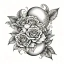 maternity tattoo design idea