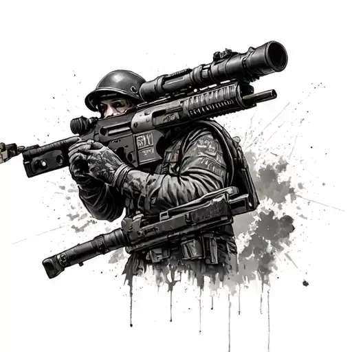 Metro 2033 tattoo design idea