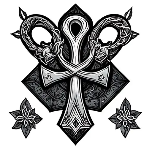 Ankh tattoo design idea