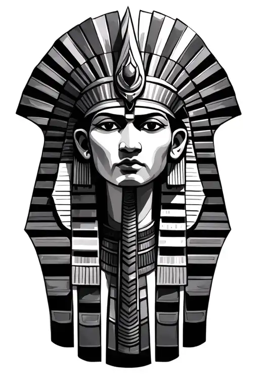 Horus Egyptian god tattoo design idea