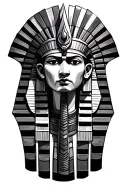 Horus Egyptian god tattoo design idea