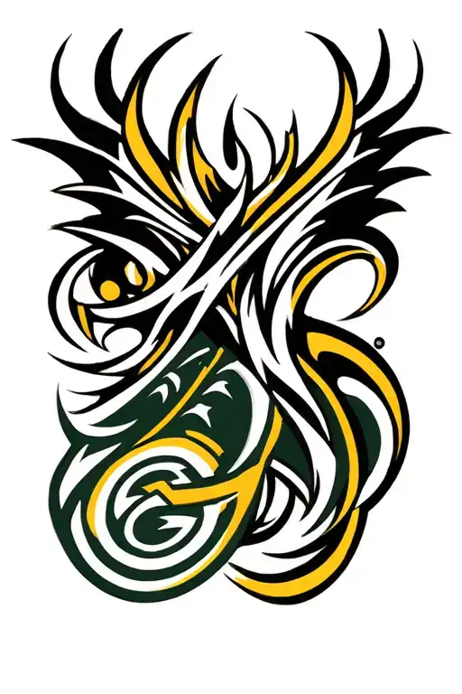 green bay packers tattoo design idea