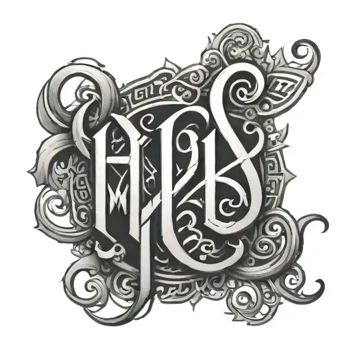 ambigram tattoo design idea