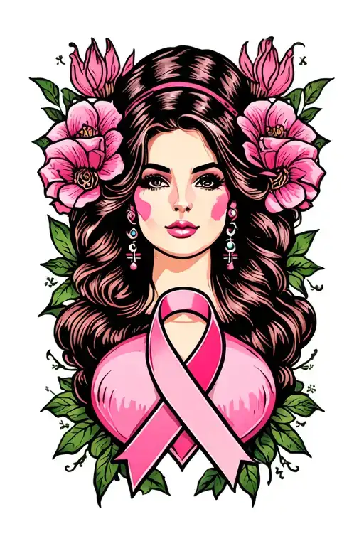 Breast Cancer tattoo design idea