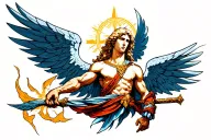 saint Michael tattoo design idea