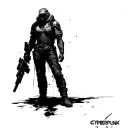 Cyberpunk 2077 Universe Development Game tattoo design idea