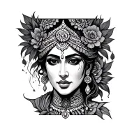Raja tattoo design idea