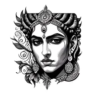 Raja tattoo design idea