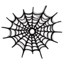 Elbow Spider Web tattoo design idea