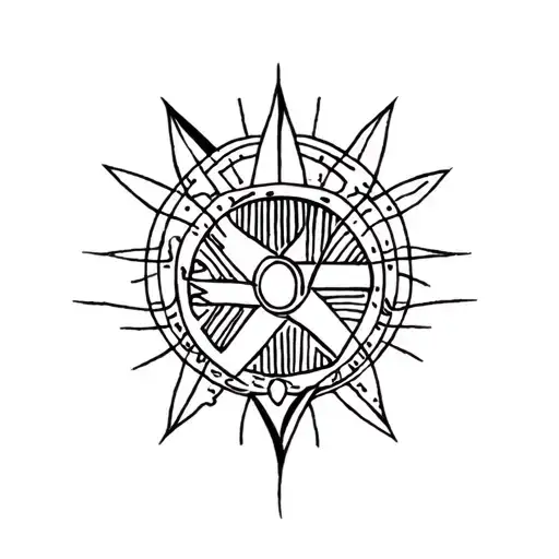 veritas aequitas tattoo design idea