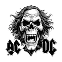 AC/DC tattoo design idea