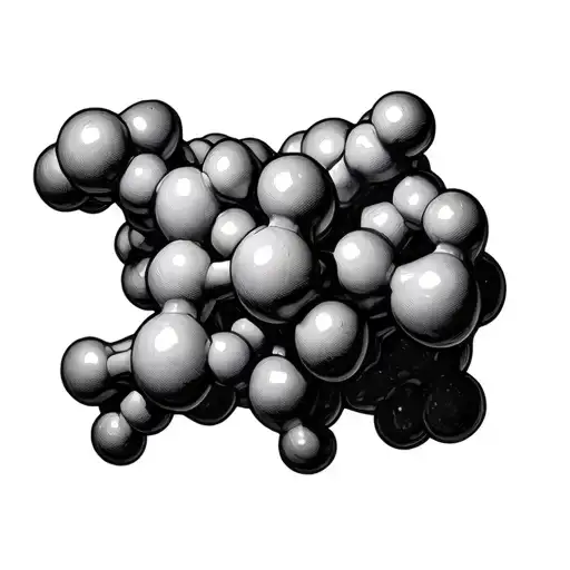 lsd molecule structure tattoo design idea