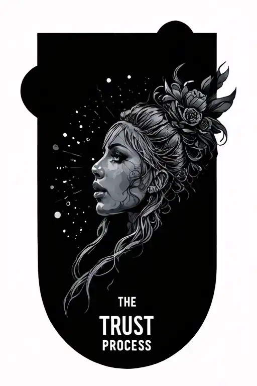 trust the process tattoo design idea