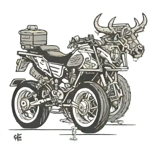 Vehicle for ranch tattoo design idea