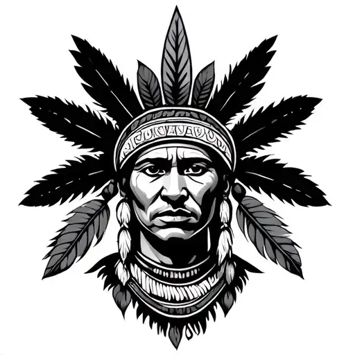 mapuche kultrun tattoo design idea