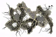 Kintsugi tattoo design idea