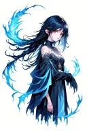 shadow wisp solo leveling tattoo design idea