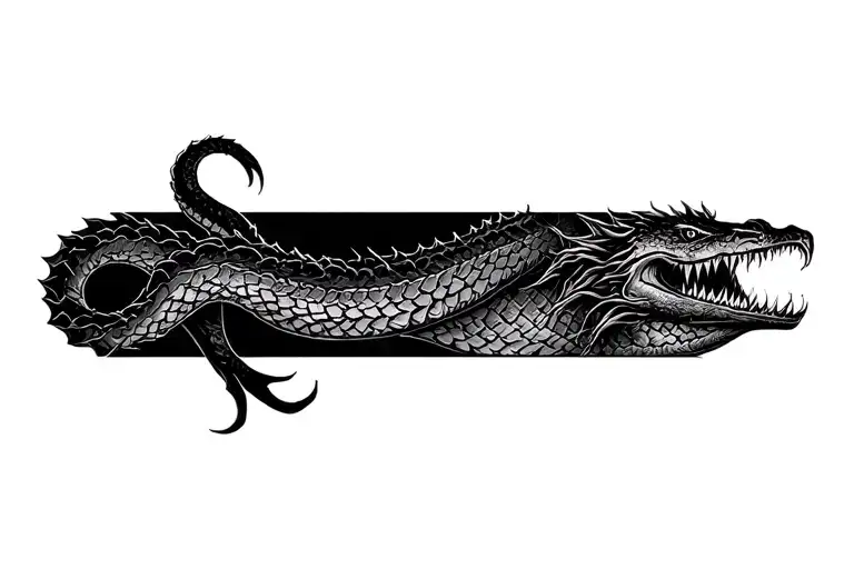Jormungandr tattoo design idea