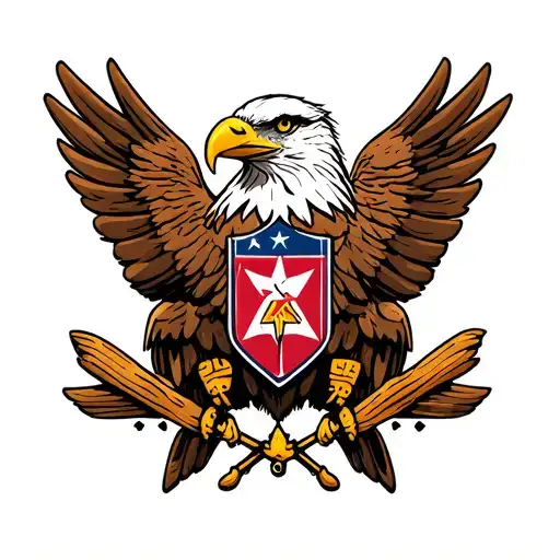 Eagle Scout rank badge tattoo design idea