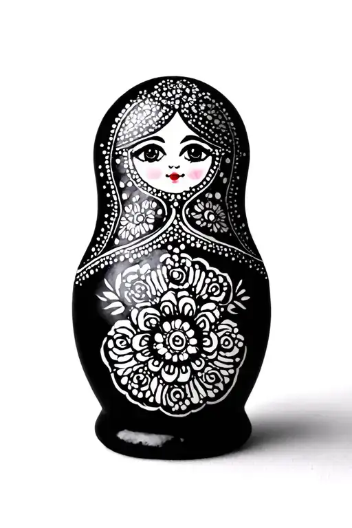 russian doll tattoo design idea