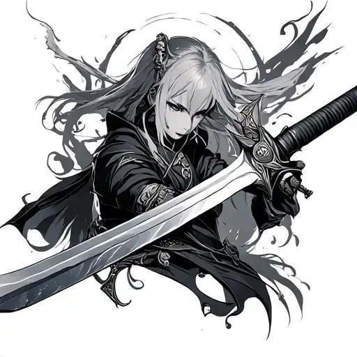 Sword Art Online tattoo design idea