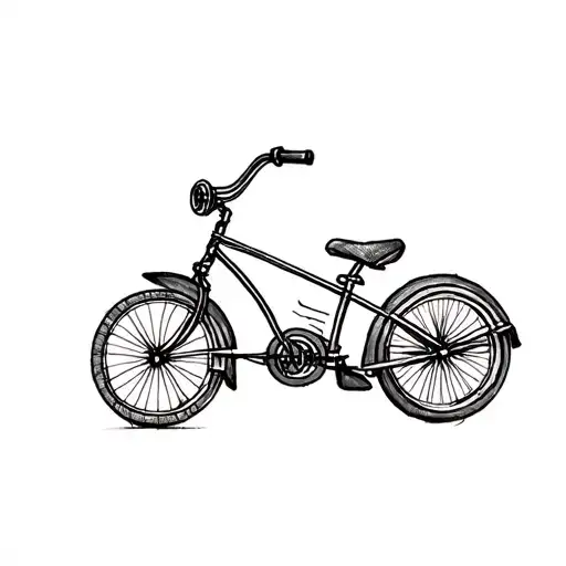 tricycle tattoo design idea