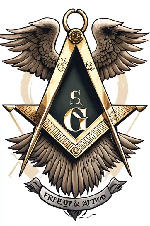 Freemason tattoo design idea