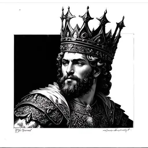 King Peter First Karadjordjevic tattoo design idea