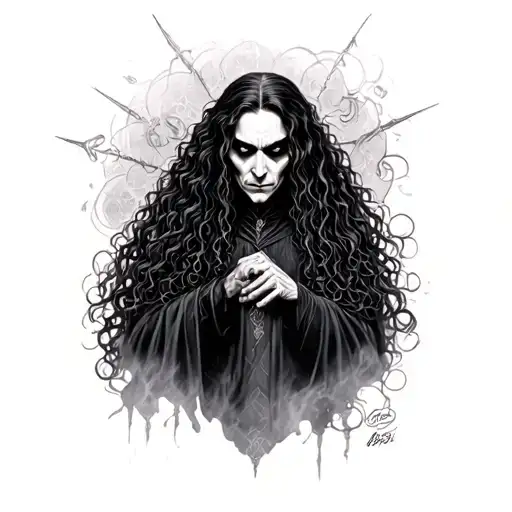 Voldemort Snape bellatrix tattoo design idea