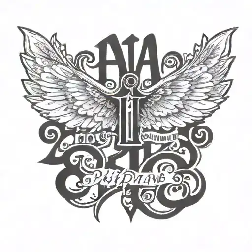 Philippians 4:13 written tattoo design idea