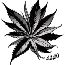 420 tattoo design idea
