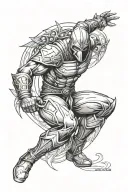 Sub-Zero tattoo design idea