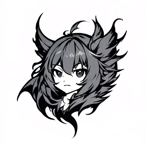 Anime Logo tattoo design idea