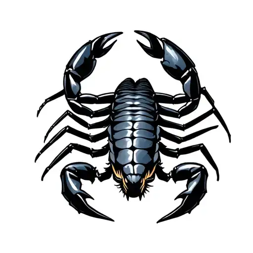 Black Scorpion for the right arm tattoo design idea