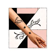 I want the word Love on one wrist and Loyal on the other wrist tattoo design idea