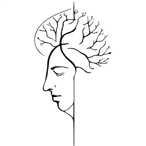 The body is a slave to the mind tattoo design idea