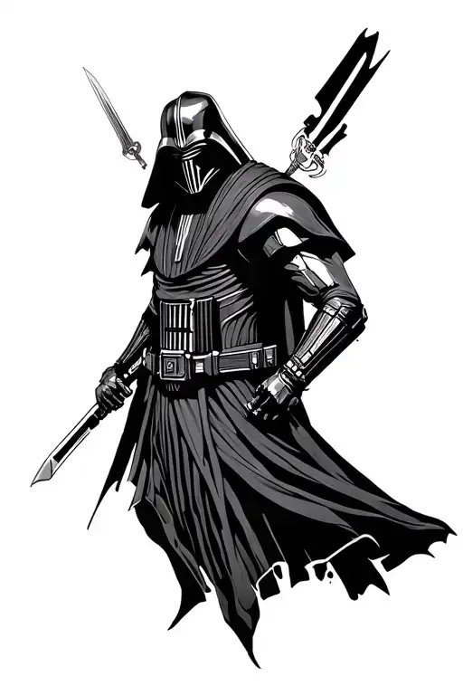 darth revan tattoo design idea