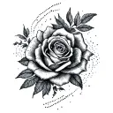 Born Date tattoo design idea