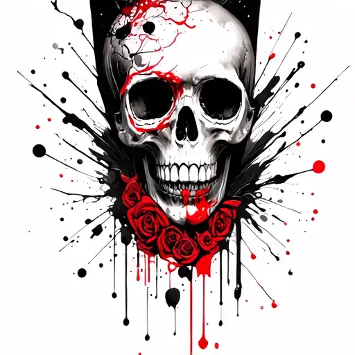 Memento Mori on the foot tattoo design idea